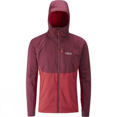 Chaquetas Rab Alpha Direct Hombre - Fucsia / Rojas - Chile YZV846132